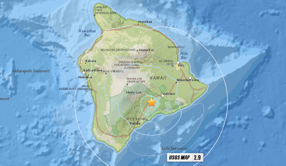 Usgs earthquakes hawaii big island