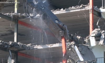 VIDEO: Demolition Of Old Keauhou Beach Hotel Exterior Begins