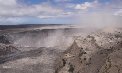 VIDEO: Fly-Over Over Slumping Kilauea Volcano, As Scientist Explains