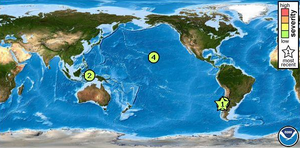 6.7 earthquake offshore Chile, no tsunami threat