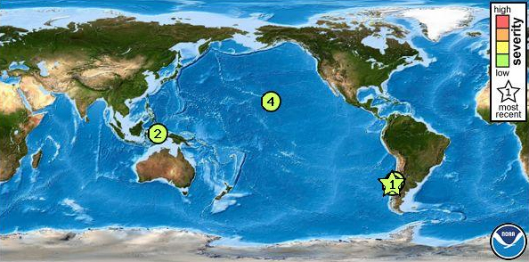 6.7 Earthquake near the coast of Chile