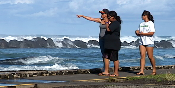 High surf in Hilo