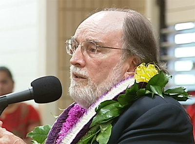 Abercrombie speaks in Waimea