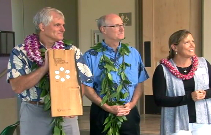 VIDEO: Hawaii Prep Energy Lab presented Living Building award