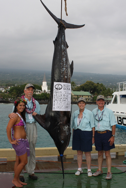 482 lb. marlin boated on day one of Kona billfish tournament