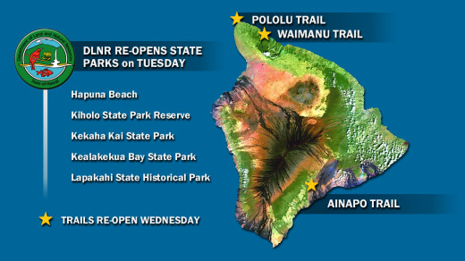 DLNR parks re-open
