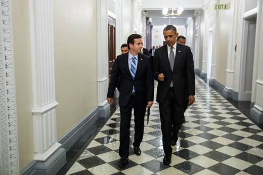 President Obama and Senator Brian Schatz at the White House last week