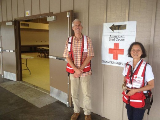 Shelter at Aunty Sally's in Hilo: not busy on Monday