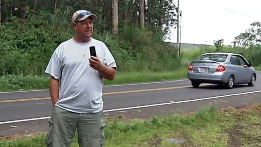 Resident Bob Petricci maintained contact with Civil Defense during the incident.