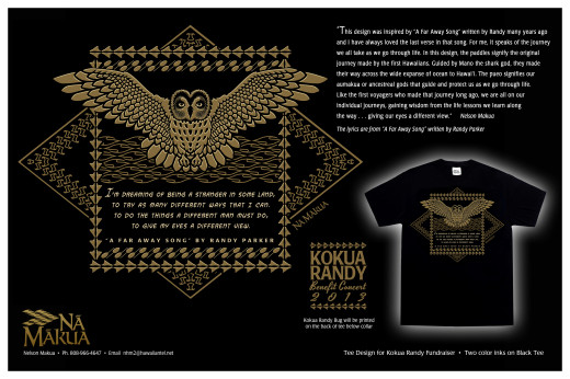 Randy benefit Tee by Makua