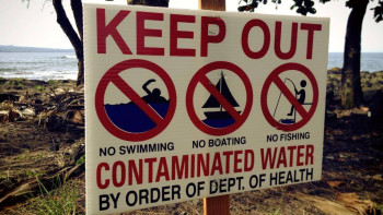 These signs were posted at Palekai in Keaukaha on Friday