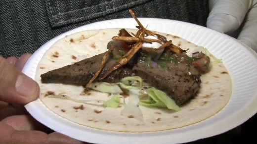 One of the many dishes at Friday's Taste of the Hawaiian Range