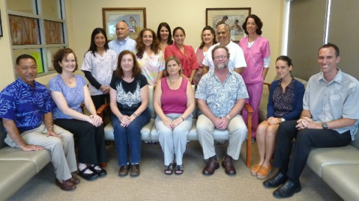 Staff and leadership at the Hawaii Island Family Residency, courtesy HMC
