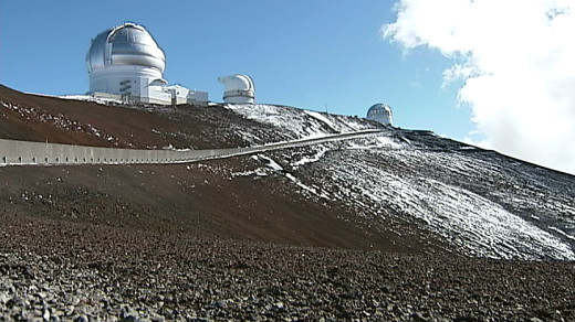 Within the Astronomy Precinct in the Mauna Kea Science Reserve
