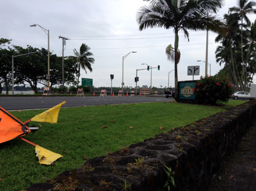 Bayfront Highway closed, photo by Stephanie Salazar