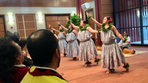 Hula celebrates Luka Keanolani Kanahoahoa Keelikolani, namesake of the UH-Hilo College of Hawaiian Language