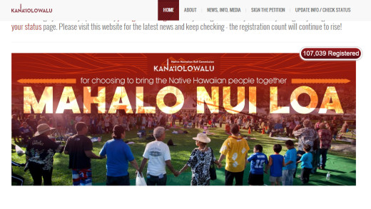 This image greets visitors to the Kanaiolowalu website, following the closure of the initial enrollment. 