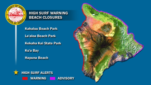 High surf warning