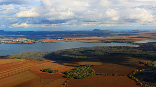 Courtesy photo of the five barrier lakes of Wudalianchi/Mr. Guo Bailin provided by Wudalianchi National Park in China 