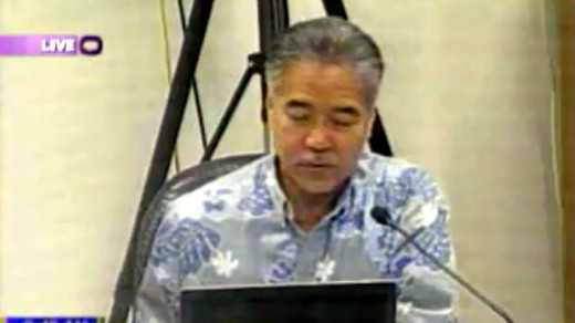Ways and Means Chair David Ige
