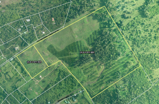 HCC Farm, LLC land on the PONC map