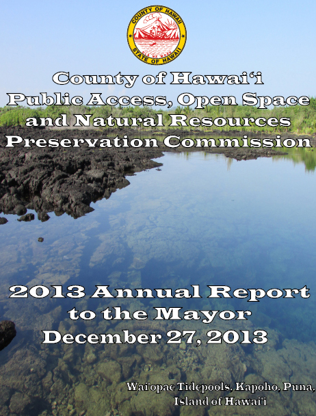 2013 PONC report cover