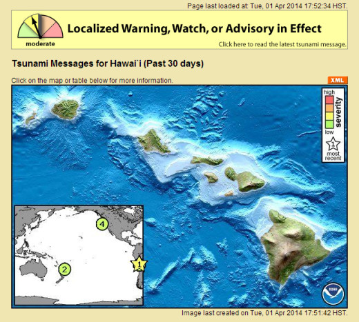 courtesy Pacific Tsunami Warning Center