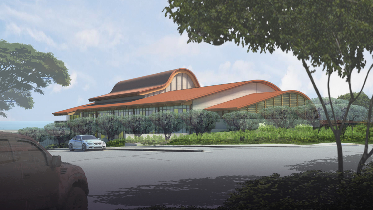 rendering of the future College of Pharmacy building (2011)