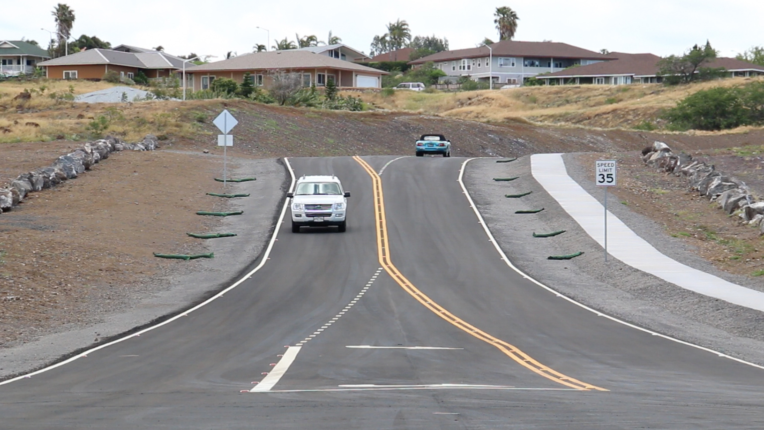 Paniolo Avenue in Waikoloa