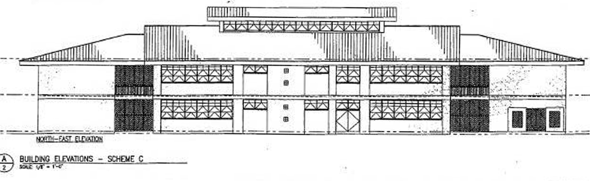 Architectural rendering of the planned WMS STEM building. 