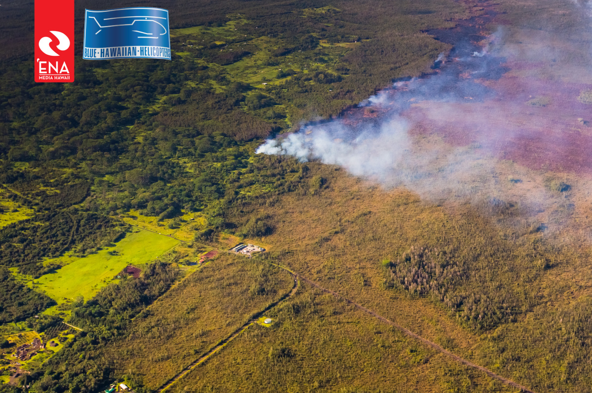 Photo courtesy Ena Media Hawaii and Blue Hawaiian Helicopters, taken on October 22, 2014.