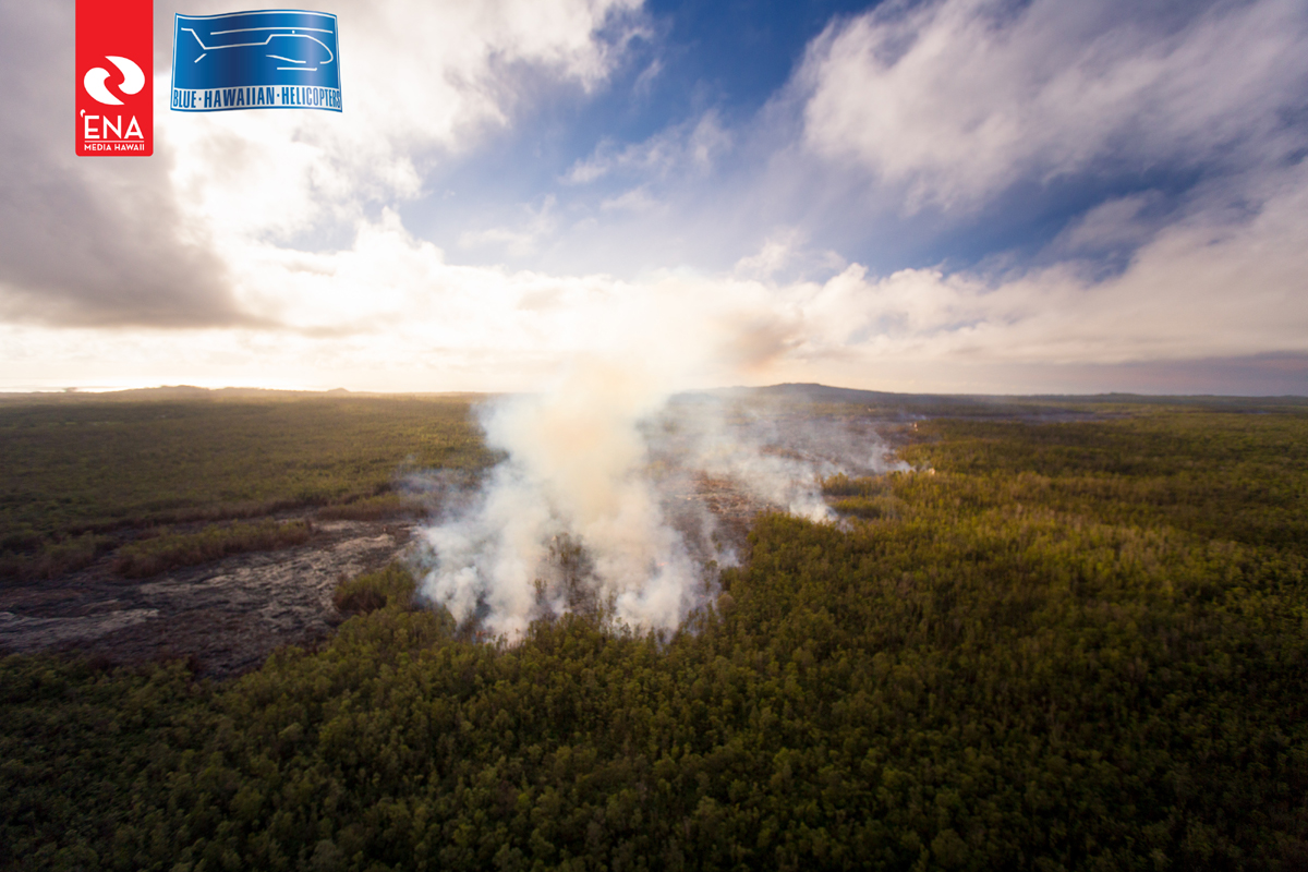 Photo taken on November 27, 2014 by Ena Media Hawaii aboard Blue Hawaiian Helicopters