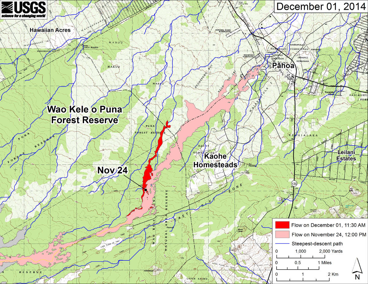 Large scale map courtesy USGS HVO