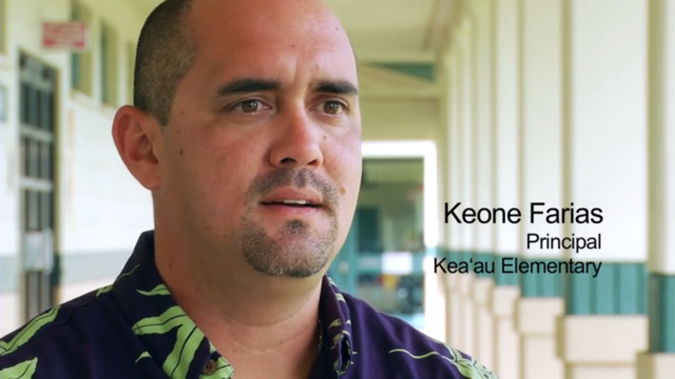 Image courtesy of Keone Farias Hawaii DOE video about Kau-Keaau-Pahoa Complex Area