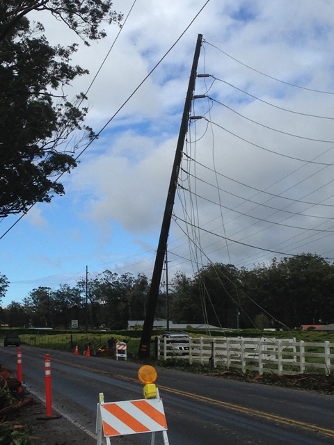 Bent pole in Waimea