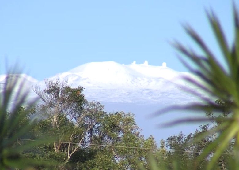 Mauna Kea snow