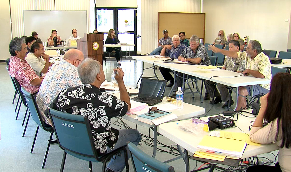 The Windward Planning Commission hears from Palikapu Dedman (David Corrigan)