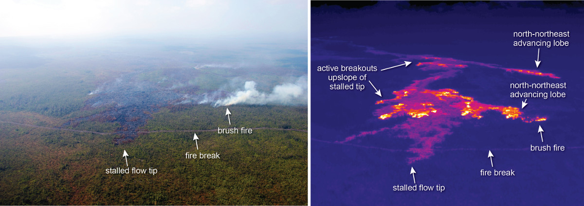 USGS Hawaiian Volcano Observatory photos (Jan. 13, 2015)