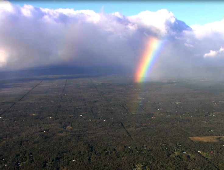 A rainbow captured by Mick Kalber on the morning of Friday the 13th reflects the sense of optimism in the air these days over Puna.