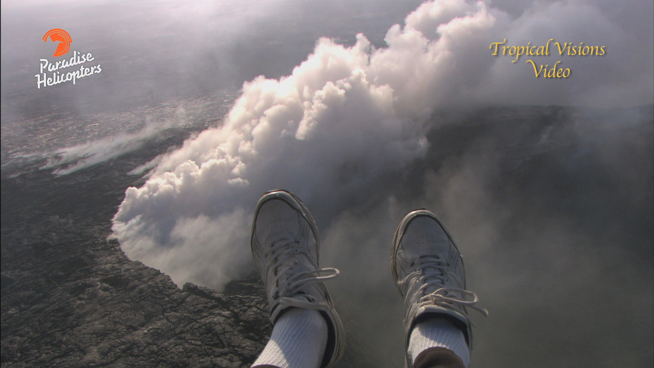 March 19, 2015: Image from video taken during a lava overflight by Mick Kalber.