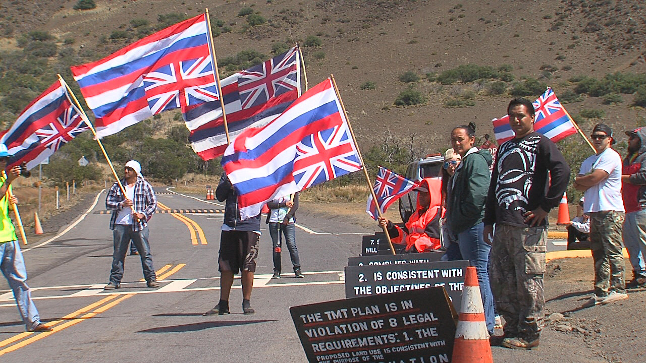 VIDEO: TMT Opposition Stakes Out Mauna Kea