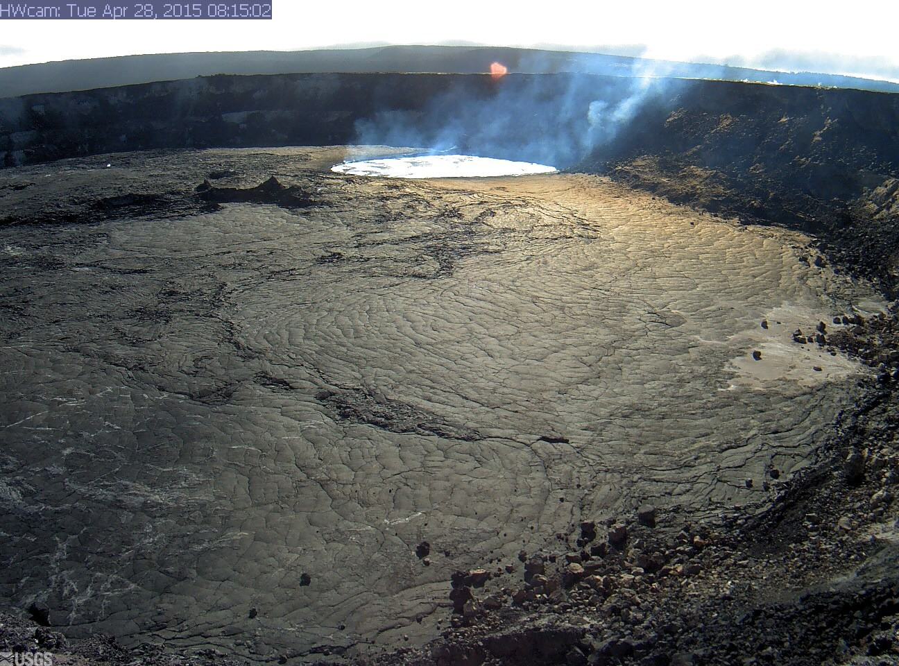 New webcam at Kilauea summit