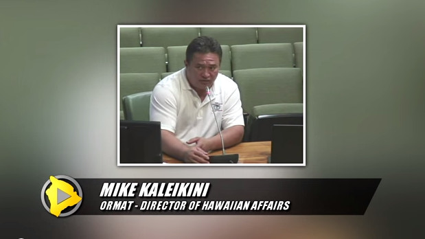 VIDEO: Hawaii County Council Discusses Geothermal Solution Mining