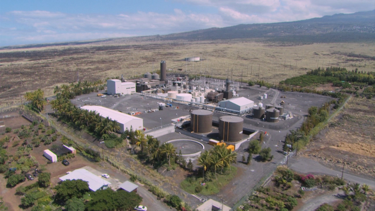 Keahole Power Plant in Kona, image from video provided by HEI.