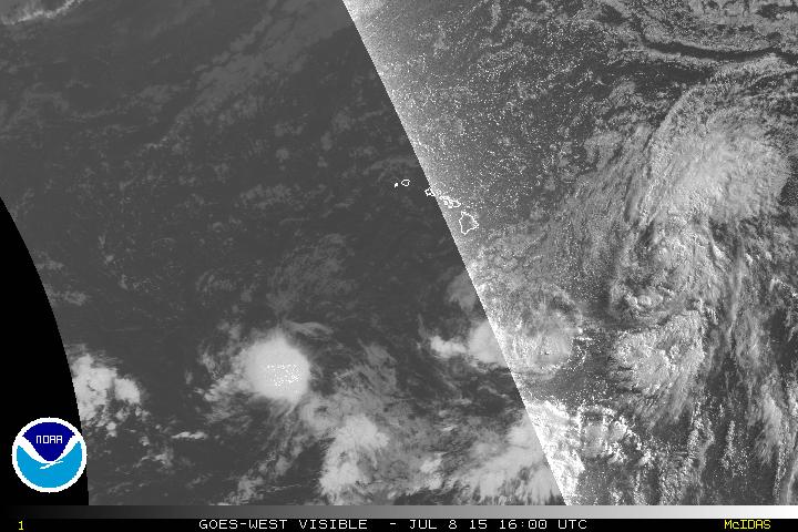 Satellite image courtesy the NOAA Goes-West  