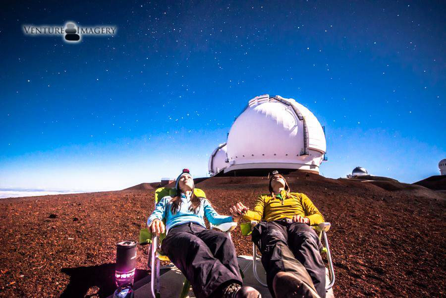 Bridger and Farrah Jensen, stargazing on their 10th anniversary. Photo credit: BridgerJensen, ventrueimagery.com