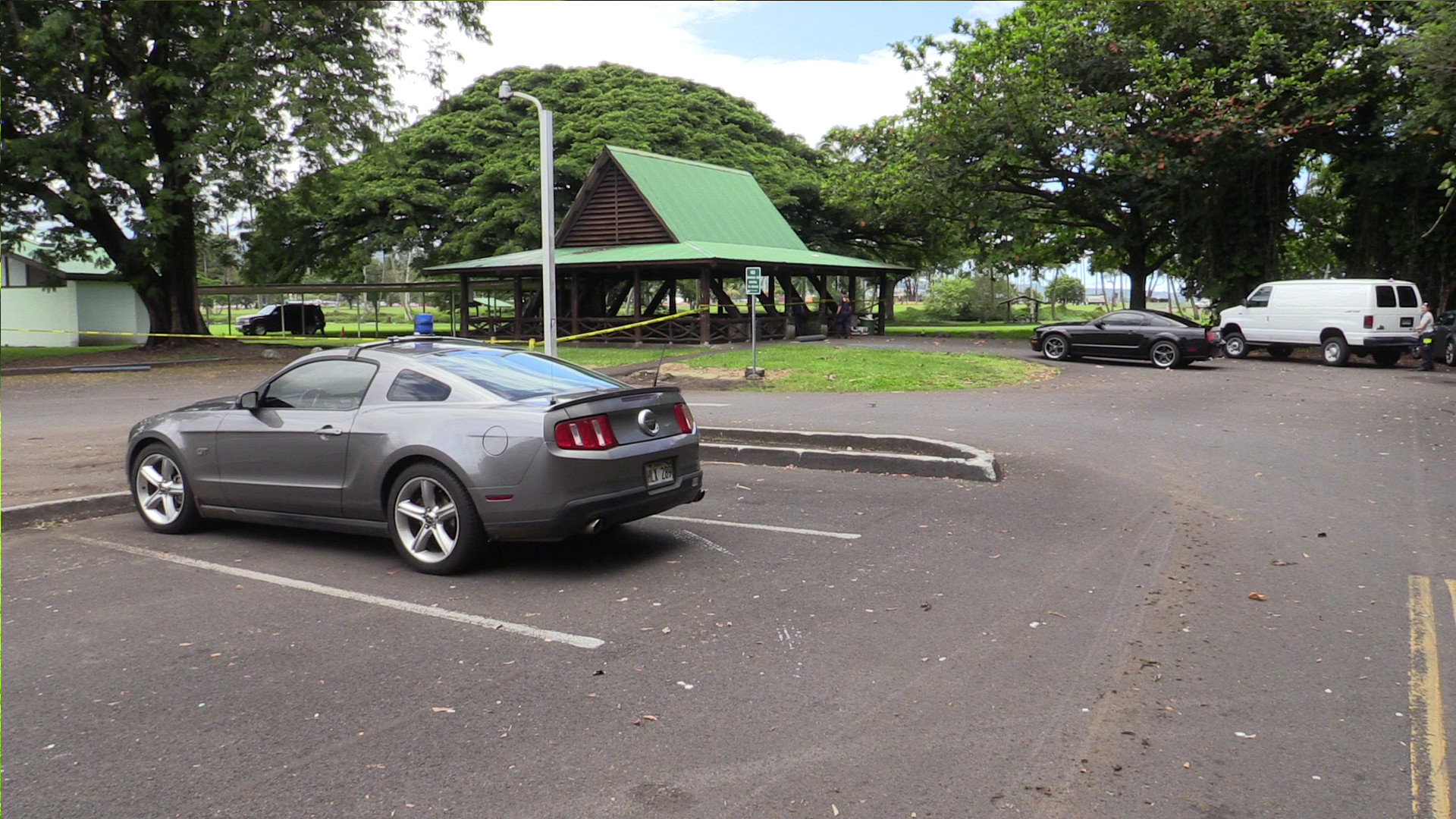 The scene of the alleged crime at Wailoa State Park in Hilo. Photography by Daryl W. Lee.