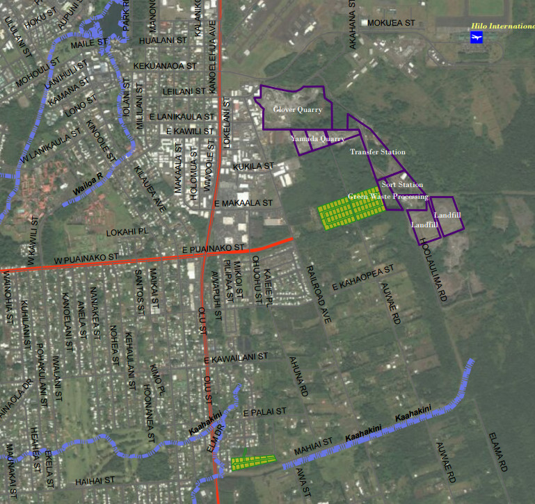 From the draft EA. Mahiai Lot at the bottom of the map, Auwae Lots at the top. 