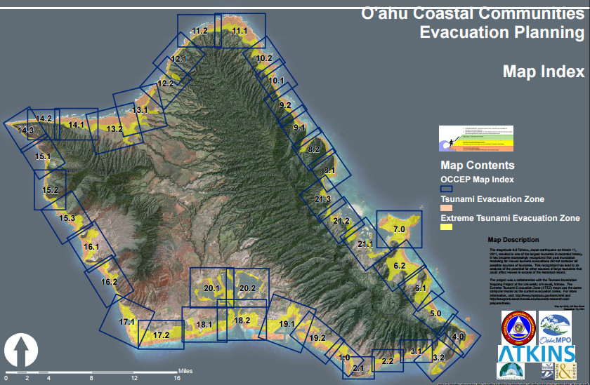 from the O’ahu Coastal Communities Evacuation Planning Project