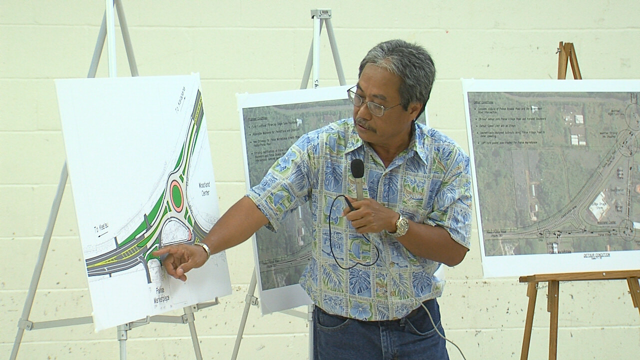 VIDEO: Pahoa Roundabout Discussed At Public Meeting